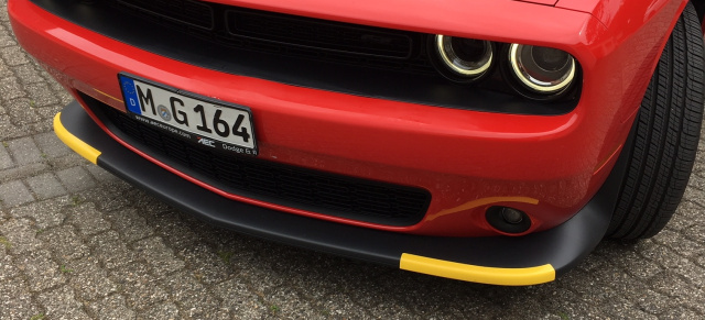 Dodge Challenger Schutzkappen: Die umstrittenen Splitter Guards von Dodge bekommen eine neue Farbe