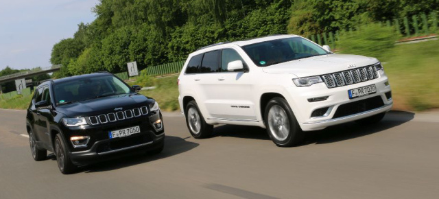 Großer Häuptling vs. kleiner Kompass: Fahrbericht: Jeep Grand Cherokee 3.0 V6 Diesel und Jeep Compass 1.4L Benziner 