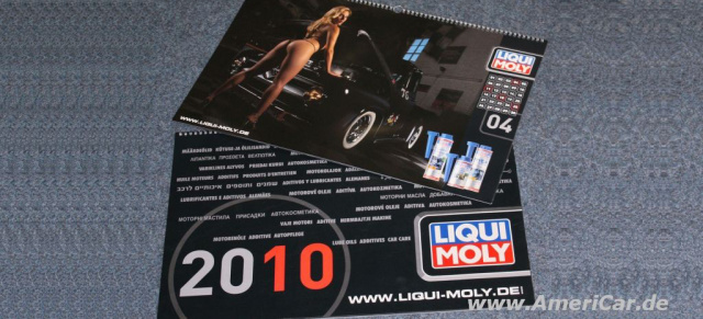 US Cars & Girls: Der Liqui Moly Kalender: 13 heiße Motive für 2010