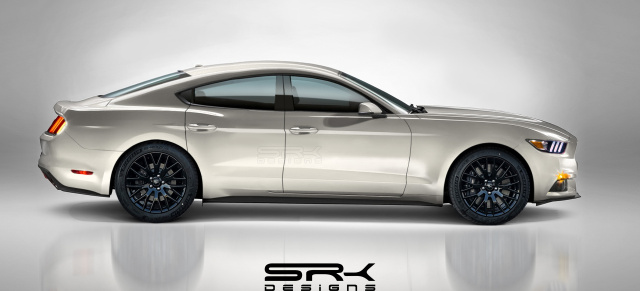 Ford Mustang: Sieht so ein viertüriger Ford Mustang aus?