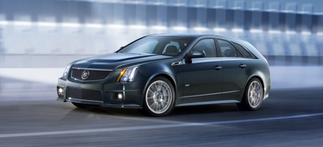 Der Name ist Programm: Cadillac CTS-V Sport Wagon: Show Car des sportlichen Kombis auf der New York Auto Show