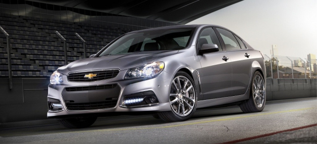 Neu: Chevrolet SS - der Performance Sedan - mit V8 und Heckantrieb: Die erste Limo mit Heckantrieb seit 1996