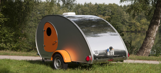 Stylischer Retro-Wohnwagen: Teardrop Caravan
