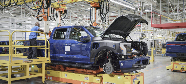 Elektro-Pickup: Ford beginnt mit der Produktion des F-150 Lightning