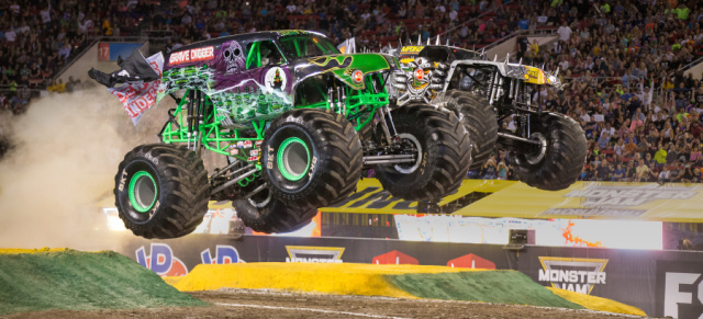 Grave Digger & Co. in Dresden, Gelsenkirchen und Frankfurt: Monster Jam kommt 2024/25 zurück nach Deutschland