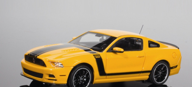 Schuco bringt Ford Mustang Boss 302 als Modell: 1:43 Modellauto aus Resin