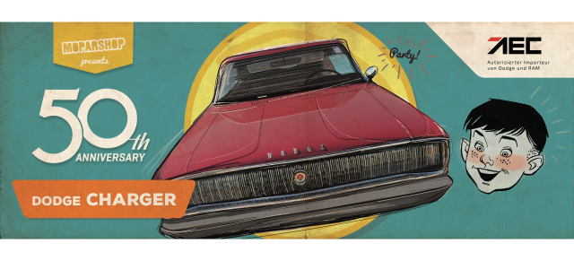6. August:: "50 Jahre Dodge Charger"- Sonderschau bei den Mopar Nationals in Herten