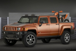 Hummer zeigt drei H3 Concepts: H3T Weekend Warrior, H3 X Concept und H3 Alpha Four Wheeler Project Trailhugger