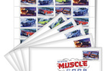 Post bringt Briefmarken mit Muscle Cars: Amerikanische Auto als Postwertzeichen-Motive