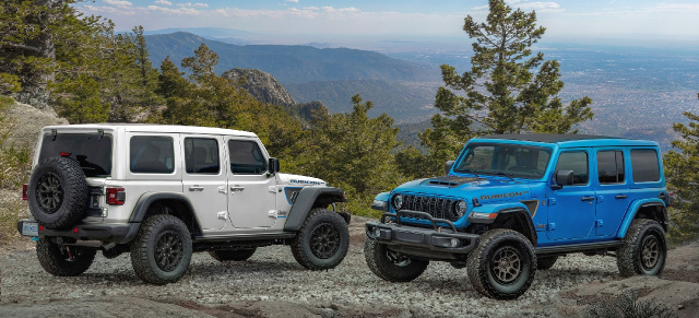 20 Jahre Jeep Wrangler Rubicon: Wrangler Rubicon 4xe und 2023 Wrangler Rubicon 392 Sondermodelle