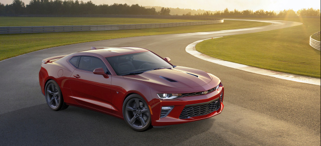 Weltpremiere in Detroit : Komplett neues Modell: 2016 Chevrolet Camaro debütiert