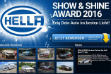 Jetzt bewerben und beim großen Finale auf der Essen Motor Show dabei sein! : Der HELLA SHOW & SHINE AWARD 2016