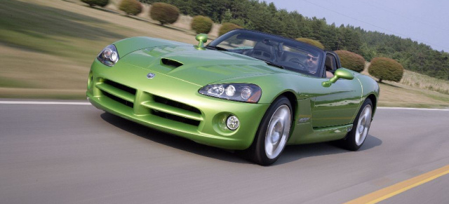 Dodge Viper am Ende? : Stoppt Geldmangel den Super-Sportwagen?