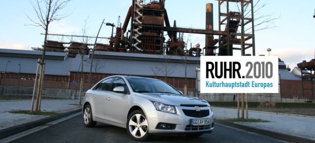 Kult(ur)-Tour RUHR.2010: AmeriCar.de cruist mit dem Chevrolet Cruze durch die Kulturhauptstadt: Ruhr.2010: Essen für das Ruhrgebiet! Wir sind Kulturhauptstadt Europas! 