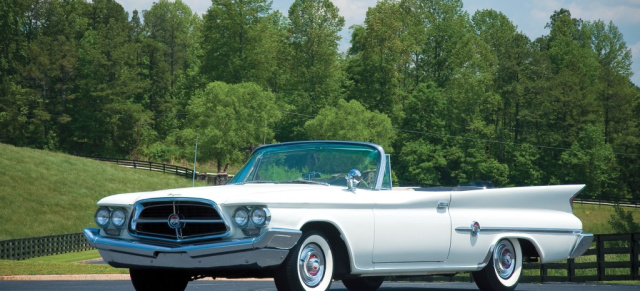 US-Car Einzelstück: 1960 Chrysler 300F Cabriolet: Historisch belegt: Einziges 60er Letter Car-Modell mit Schaltgetriebe