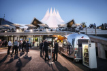 Event-Catering mit Style: Glänzender Airstream "Silvernugget Catering"