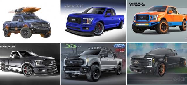SEMA Show 2018: Ford F-Serie Pickups Custom Show Cars