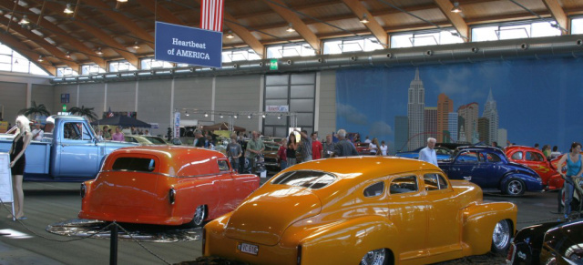 Erste Bilder Klassikwelt Bodensee: Die super US-Car-Show im Rahmen der Oldtimer-Messe in Friedrichshafen