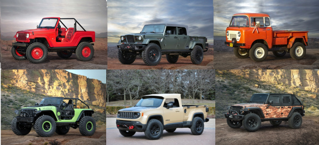 Jeep Concepts in Moab: Jeep zeigt Concept Cars für 50. Easter Jeep Safari