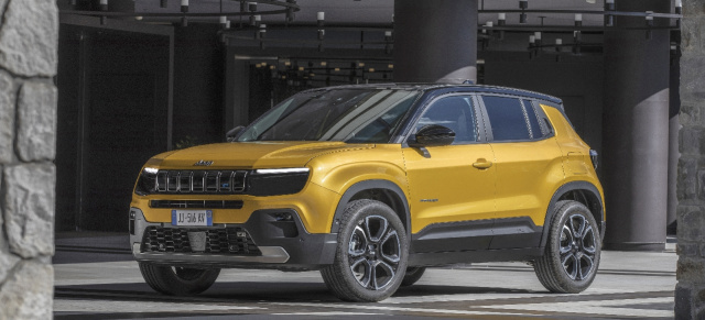 Jeep stellt erstes batterieelektrisches SUV: 2023er Jeep Avenger - 550 km Reichweite