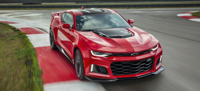 640 PS Camaro / mit Video: Der neue 2017 Chevy Camaro ZL1