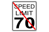Kommt ein Ende der Speed-Limits in den USA?: In Kalifornien wird eine Aufhebung des Speedlimits gefordert.