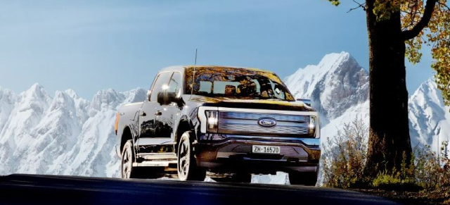 F-150 Lightning geht wieder auf Weltreise: Der Elektro-Pickup kommt jetzt in die Schweiz