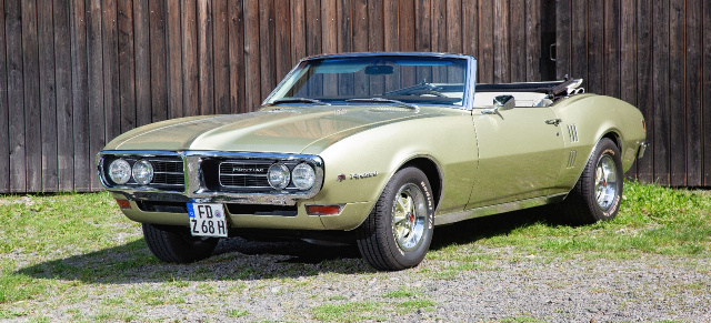 1968er Pontiac Firebird Cabriolet: Rare Ragtop