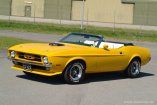 Da geht die Sonne auf: 1971er Ford Mustang Convertible als Daily Driver: Farbenfroher Lichtblick im verregneten Europa
