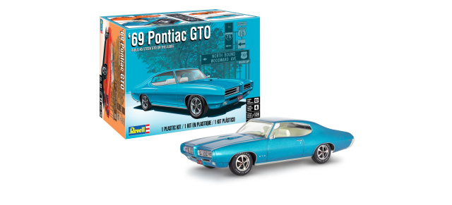 "The Judge" als Modell: Revell bringt 1969 Pontiac GTO  in 1:24 heraus