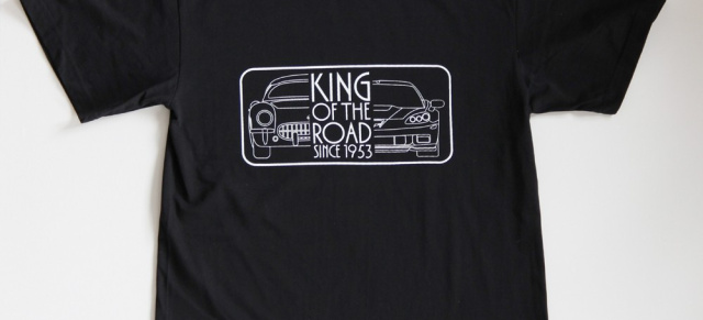 Jubiläums-T-Shirt "Corvette - KING OF THE ROAD SINCE 1953": 60 Jahre Corvette - das Shirt für Corvette Fans