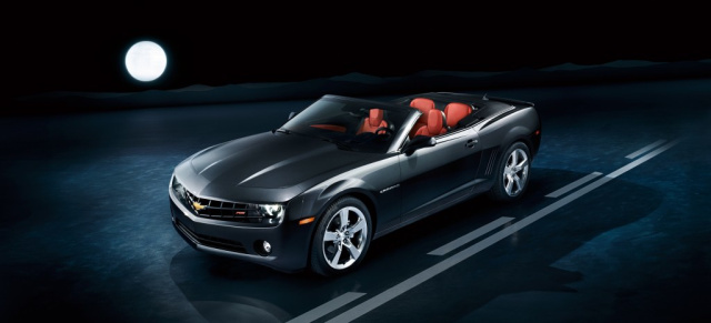 Now Open: Chevrolet Camaro als Cabriolet : Das amerikanische Auto kommt im September 2011 nach Deutschland.