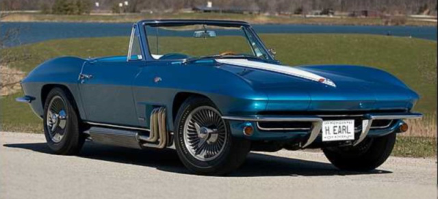 Harley Earl's 63er Corvette Stingray Cabrio wird versteigert! : 