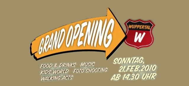 21. Februar: Grand Opening Road Stop : Neues Road Stop in Wuppertal