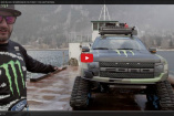 Ken Block's neues MONSTER: Ford Raptor auf Ketten