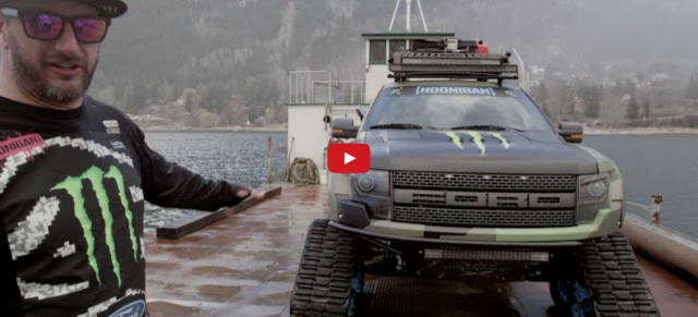 Ken Block's neues MONSTER: Ford Raptor auf Ketten