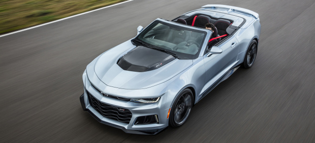 Open Performance: Der neue 2017 Chevy Camaro ZL1 - als Cabrio! 