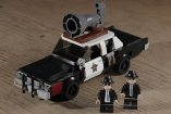 Nicht von Lego, aber offiziell!: Bluesmobile 1974 Dodge Monaco aus Lego Steinen