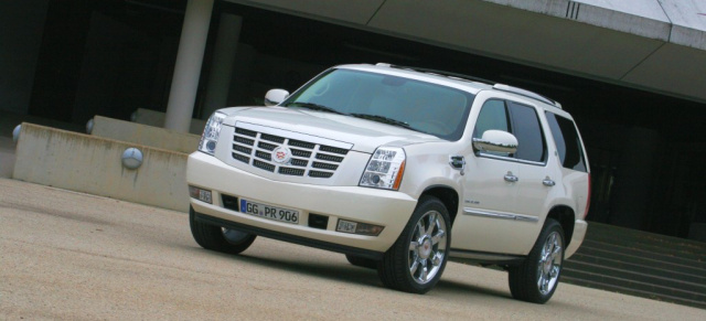 Cadillac Escalade Hybrid: Erste Fahreindrücke!: XXL-US-Car mit umweltfreundlichem Hybrid-Antrieb