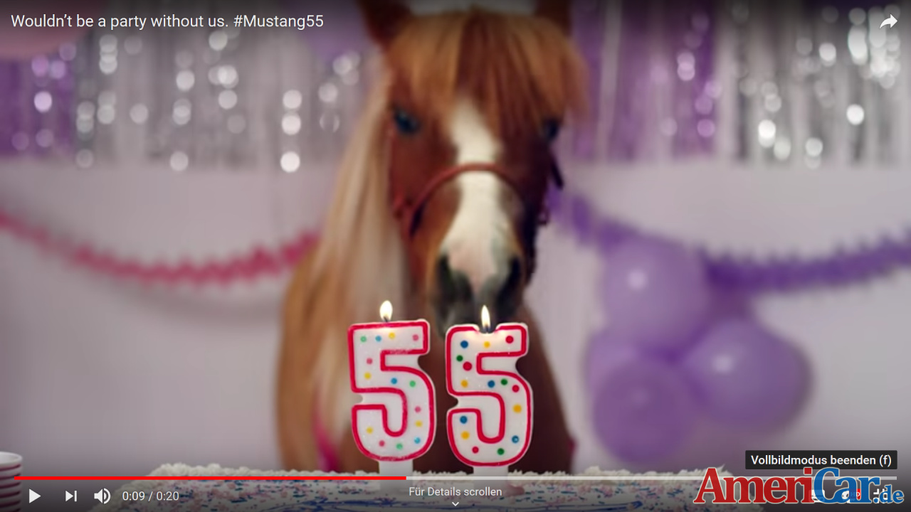 National Mustang Day Chevrolet schickt besondere Glückwünsche zum