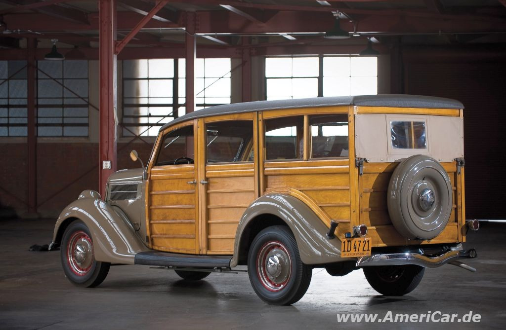 Mit Holz & Herz Woodies, mit Wallpaper! Kult amerikanische Autos aus Holz AmeriCarInside