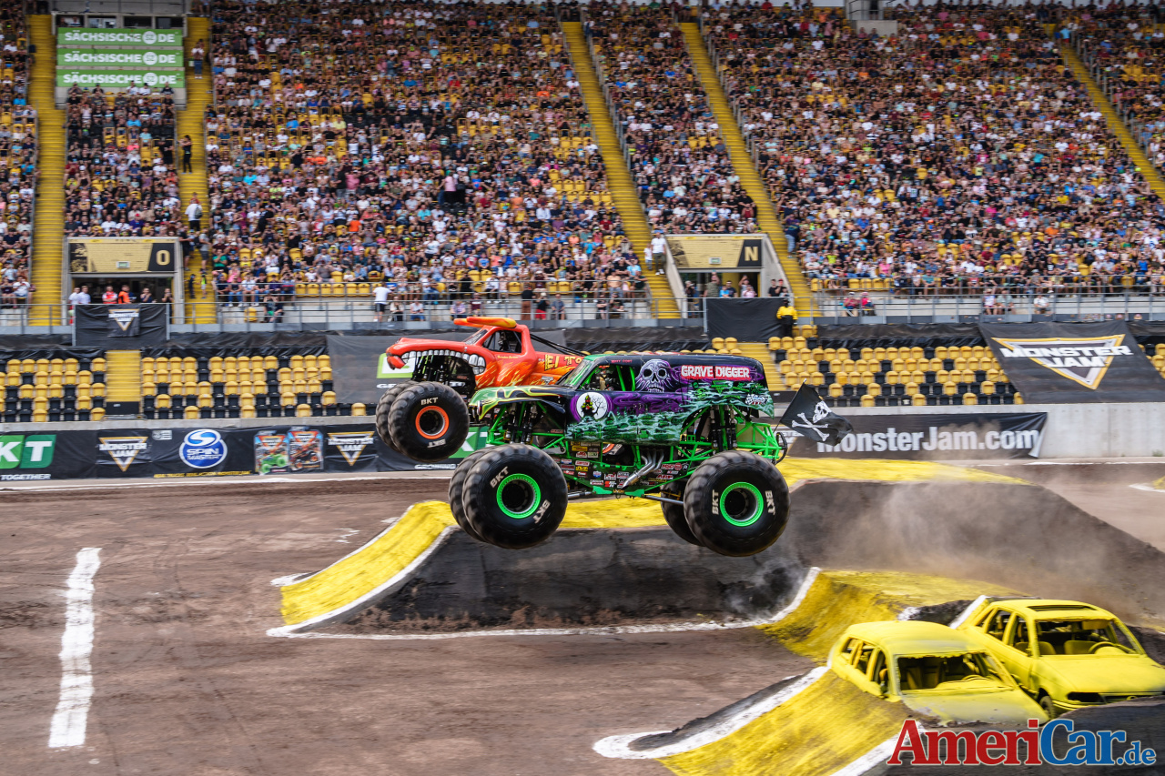 Grave Digger & Co. in Dresden, Gelsenkirchen und Frankfurt Monster Jam