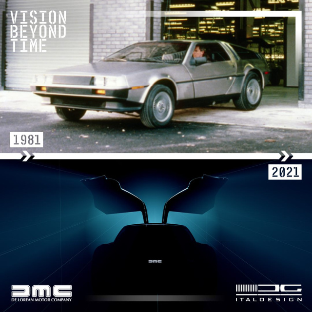 Neuer Flugelturer Italdesign Prasentiert Neuauflage Des Delorean Dmc 12 News Americar Das Online Magazine Fur Us Car Fans